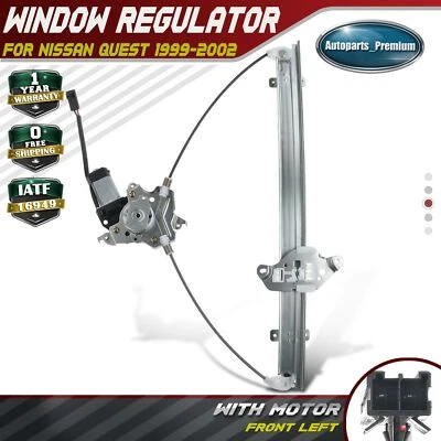 Regulador de ventana eléctrica con motor para Nissan Quest 1999-2002 conductor delantero izquierdo Foto 1 de 4