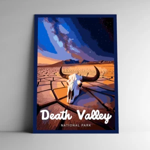 Death Valley National Park Vintage-Style Travel Poster - Picture 1 of 4