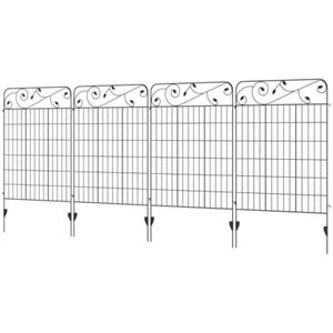4 Pack Steel Foldable Fence Trellis Panel Animal Barrier - Picture 1 of 3