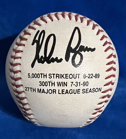 Nolan Ryan 5,000th Strikeout 300th win 27th MLB Season Commemorative Baseball Cover