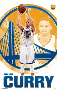 NBA WARRIORS Stephen Curry 22 X 34" Poster 2015 NOS - Picture 1 of 1