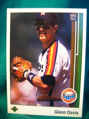 1989 Upper Deck #443-Glen Davis-Houston Astros - Image 1 of 2
