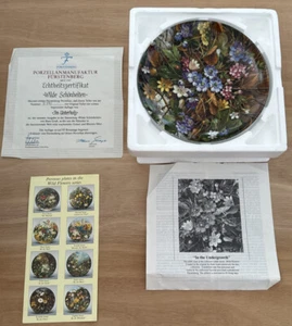 Wilde Schonheiten “In the Undergrowth”or Wilde GraB Collector Plates-Furstenberg - Picture 1 of 6