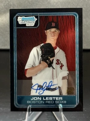 🔥 Jon Lester 2006 Bowman Chrome Auto #BC239 Boston Red Sox 🔥 - Image 1 of 2