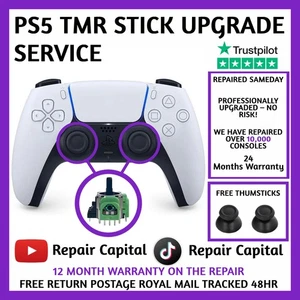 PS5 Controller TMR Hall Effect Joystick Upgrade Service - Latest Version - Picture 1 of 3