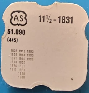 AS Cal. 1831 1914 1996 Setting Iever spring (51.090) NOS - Picture 1 of 2