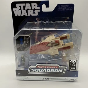 Star Wars Micro Galaxy Squadron A-Wing Series 4 #0079 Jazwares 40th Return Jedi - Picture 1 of 6