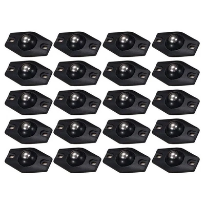 20x Universal Pulley Castors Adhesive Caster Wheels Stainless Steel Paste Mini - Bild 1 von 4