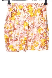 H&M DIVIDED Minifalda Mujeres Talla EU 34 amarillo pálido-marrón-blanco - Imagen 1 de 5