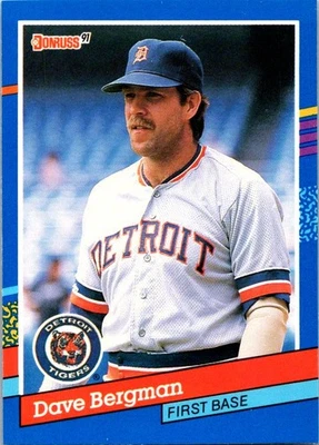 1991 Donruss #342b Dave Bergman - Image 1 of 2