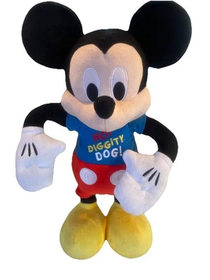 Juguete de peluche Disney Mickey Mouse Clubhouse Hot Diggity perro bailar y jugar ¡PROBADO! 16"" Foto 1 de 4