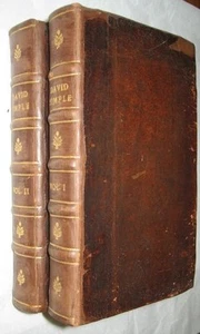 Sarah FIELDING The ADVENTURES OF DAVID SIMPLE 1744 In two volumes First edition - Imagen 1 de 3
