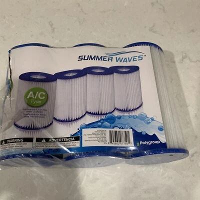 A OR C Type Pool cartridges A OR C filters - 3 Pack intex summer escape waves - Image 1 of 4