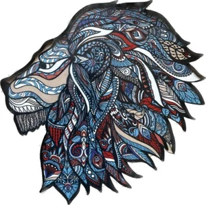 Lion Wooden Jigsaw Puzzles, unique irregular animal shaped Gifts - Picture 1 of 6