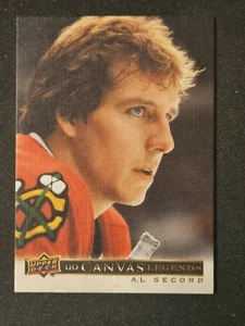 20-21 SP Legends Al Secord UD Canvas - Foto 1 di 2