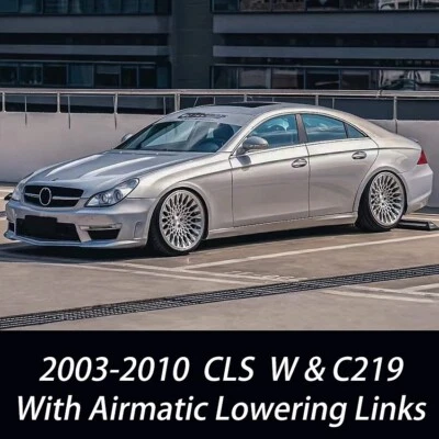 FOR MERCEDES CLS CLS500 CLS55 W219 ADJUSTABLE LOWERING LINKS AIR SUSPENSION KIT - Image 1 of 4