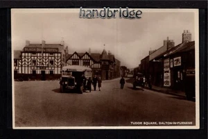 Dalton In Furness - Autobús en Town Square - postal fotográfica real - Imagen 1 de 1
