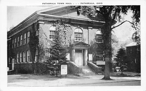 Pataskala Town Hall Public Library Pataskala, OH Vtg 1960's Postcard - Picture 1 of 2