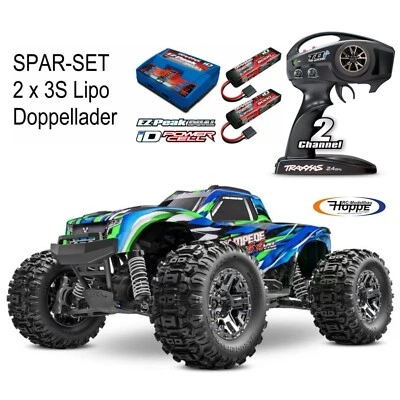 TRAXXAS# Stampede 4x4 VXL Grün RTR +2x 3S 5000 mAh Akku und doppel Lader Traxxas - Bild 1 von 4