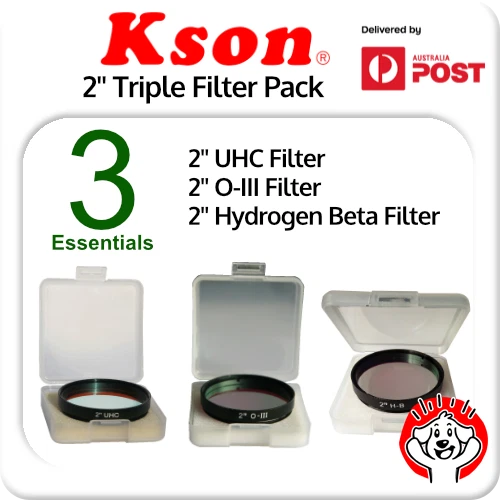 Kson 2" UHC, O-III, H-Beta (Hydrogen Beta) Triple Filter Pack - Image 1 of 4