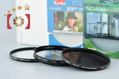 Kenko ND400 77mm + PRO1D Pro Softon A (W) 77mm + SOFT CROSS 77mm Lens filter - Image 1 of 4
