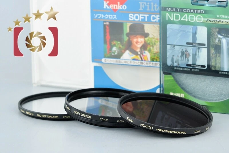Kenko ND400 77mm + PRO1D Pro Softon A (W) 77mm + SOFT CROSS 77mm Lens filter - Image 1 of 4