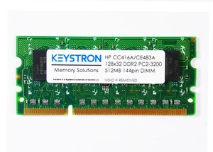 Keystron CE483A 512MB PC2-3200 (400Mhz) 144pin DDR2 SODIMM RAM P4014 *Lot of 5* - Picture 1 of 2