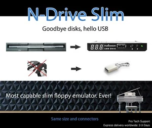 Emulador de disquete USB Nalbantov N-Drive delgado para E-mu E4K + sistema operativo v3.00 Emu E4K - Imagen 1 de 6