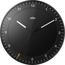 Classic Large Analogue Wall Clock with Silent Sweep Movement Easy to Read 30cm