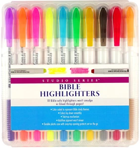 Bible Gel Highlighters (10-Piece Set) - Picture 1 of 12