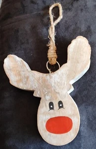 Rentier Aufhänger aus Holz - Bild 1 von 4