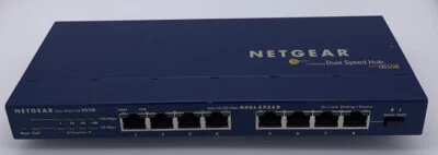 Netgear DS108 8 Port 10/100Mbps Dual Speed Hub - Image 1 of 2