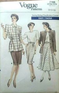 Vogue 7166 Misses' Petite Jacket, Skirt and Top  Sewing Pattern SIZE 8 10 12 - Picture 1 of 2