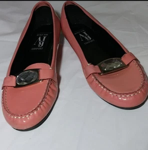 Women AJ Valenci Flat Casual Loafer Shoes with Gem (Muave, Salmon Color) - Picture 1 of 3