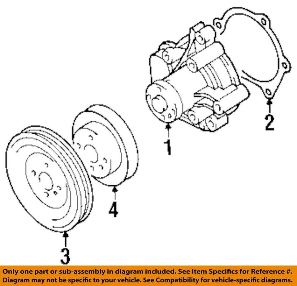 Оригинальный внешний шкив водяного насоса охлаждения HYUNDAI 96-08 Elantra, Tiburon 2522123001 - Изображение 1 из 1