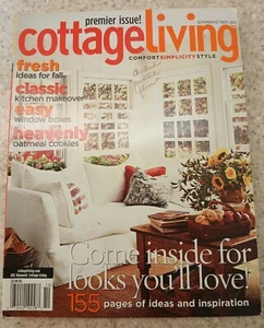 Cottage Living Magazin Erstausgabe 1. September 2004 und Nummer 2. Nov guter Zustand - Bild 1 von 11