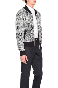 NUEVO SIN ETIQUETAS $1290 Thom Browne punto radical punto chaqueta bombardero cremallera cárdigan talla 2 M - Imagen 1 de 9