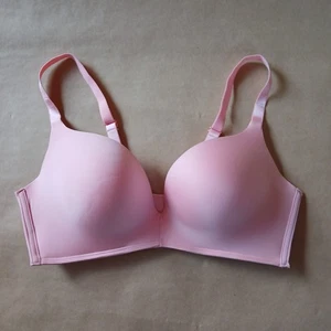 Maidenform Bra Women 38C Pink Lightly Padded Wireless T-Shirt Bra - Picture 1 of 7