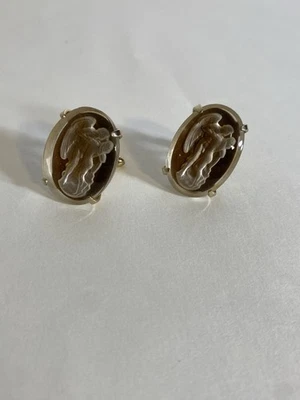 复古 Swank Arts Of Them World 巴伐利亚水晶袖扣爱好者拥抱 1 英寸 — 第 1/4 张图片