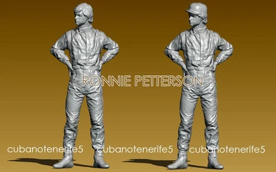 RONNIE PETERSON Jr si somigliano. - Tyrrell Lotus Marzo Ferrari Porsche 1/18 - Immagine 1 di 4