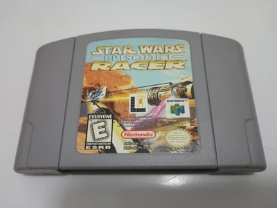 Star Wars Episodio 1 Racer Nintendo 64 N64 Videojuego Raro Disney Lucas Arts Carrito Foto 1 de 3
