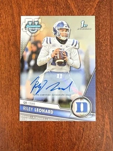2023 Bowman U Chrome Riley Leonard 1st Auto Notre Dame - Picture 1 of 2