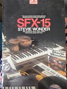 SFX-15 Stevie Wonder Electronic Keyboard Sheet Music - Picture 1 of 1