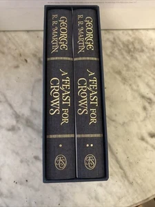 A Feast For Crows - George R R Martin.Folio Society Hardbacks.1st Printing 2021 - Foto 1 di 15