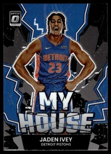 2022-23 Donruss Optic My House Jaden Ivey Rookie Detroit Pistons #9 - Picture 1 of 2