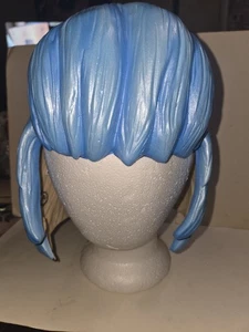 Anime Style Erwachsene Latex Kostüm blau Perücke gruselig Productions Halloween - Bild 1 von 10