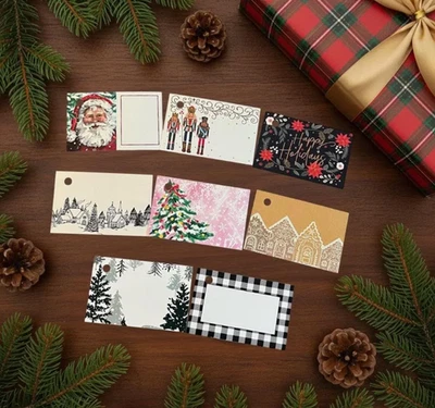 Christmas Gift Tags Choose Pack Amount and Design - Image 1 of 4