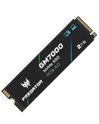 Predator M.2 SSD 2TB GM7000 with DRAM Cache NVMe 1.4 2280 PCIe Gen4×4 Ultra h... - Image 1 of 4