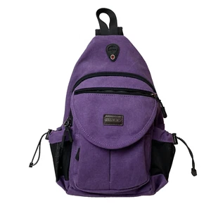 Mosiso Canvas Sling Bag Backpack Crossbody Shoulder Bag for Women /Men - Picture 1 of 11