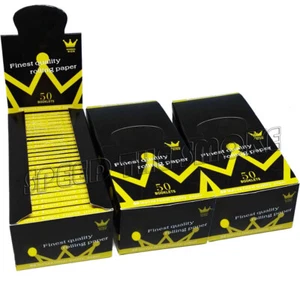 3 Box 50 Hefte Neu Schwarz Zigaretten Tabak Blättchen 70*36mm 7500 Blätter - Bild 1 von 8